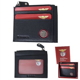Carteira Porta Cartoes/Moedas  SL Benfica Pele