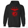 Sweat c/ Capuz Preto SL Benfica
