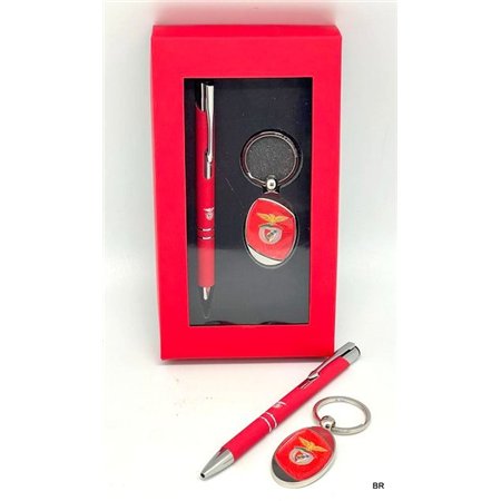 Conjunto Esferografica+Porta Chave SL Benfica