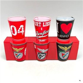 Conjunto 3 Shots SL Benfica