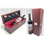Cx. de Madeira c/Garrafa + Acessorios de Vinho SL Benfica