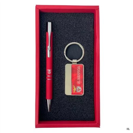 Conjunto Esfer. e Porta Chave SL Benfica