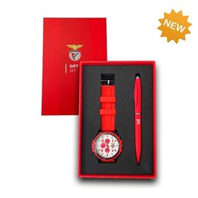 Conjunto Relogio+Esferografica SL Benfica