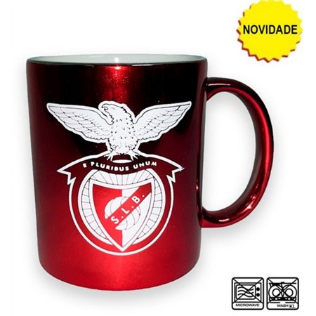 Caneca SL Benfica cor metálica