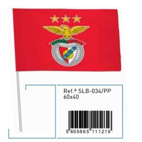 Bandeira c/Pau SL Benfica 40x60cms