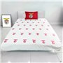 Conjunto Benfica Lençol+1 Fronha Solteiro 100% Poliéster