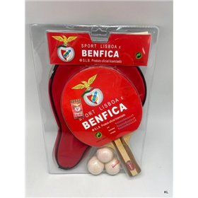 Conjunto Raquete Ping Pong c/Bolsa SL Benfica