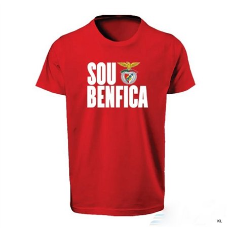 T-Shirt Benfica Algodão Adulto Sou Benfica