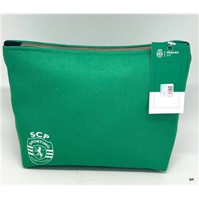 Bolsa Necesser Sporting CP em Lona 22x18cms