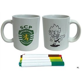 Caneca p/Colorir Sporting CP