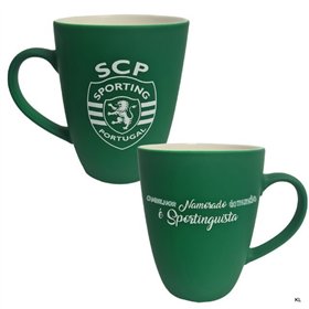 Caneca Sporting CP Veludo Namorado