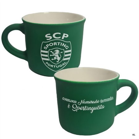 Chávena Café Sporting CP Veludo  Namorado