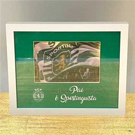 Moldura Dia do Pai c/Luz Sporting CP