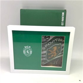 Moldura Sporting CP com LED 10x15cms