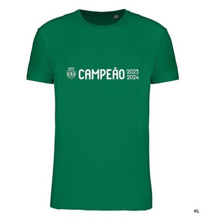 T-Shirt Sporting Campeao Adulto