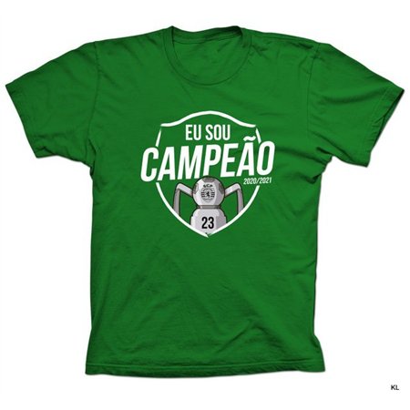 T-Shirt Eu Sou Campeao Sporting (tam. 7/8 Anos)