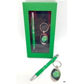 Conjunto Esferografica+Porta Chave Sporting CP