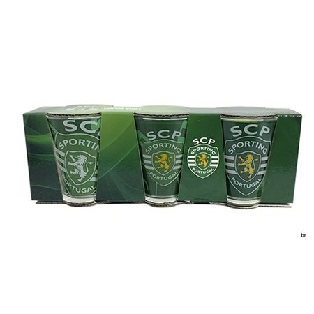 Conjunto 3 Shots Sporting CP