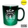 Caneca Sporting CP cor metálica