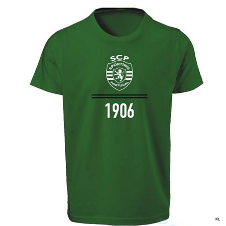 T-Shirt Sporting CP Algodão "1906" Adulto