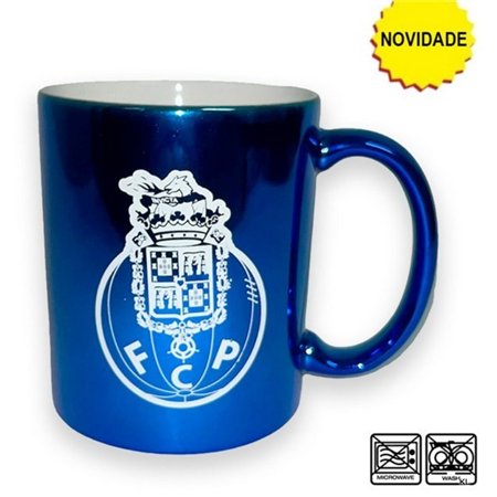Caneca FC Porto cor metálica