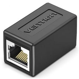 Adaptador Conector RJ45 Vention IPVB0/ Cat.6 FTP/ RJ45 Fêmea - RJ45 Fêmea/ Preto