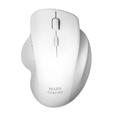 Mouse sem fio MARSGAMING MMWERGO 3.200DPI branco