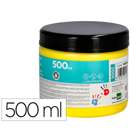 Pintura A Dedos Frasco de 500 Ml Amarelo