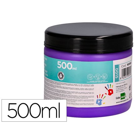 Pintura A Dedos Frasco de 500 Ml Violeta