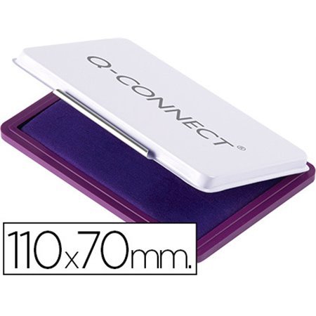 Almofada Para Carimbo Q-Connect 110X70 Mm Violeta