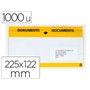 Envelope Autoadesivo Q-Connect Porta Documentos Multilingue 225X122 Mm Janela Totalmente Transparente Pack de 1000 Unida