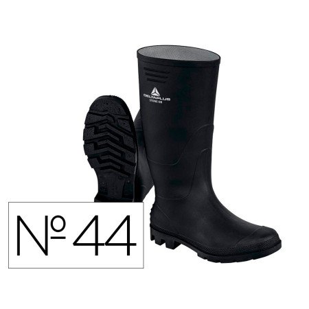 Botas Deltaplus de Seguranca Stone Pvc Preto Sola de Pitoes Tamanho 44