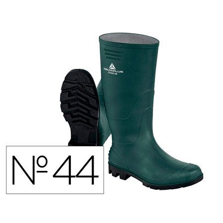 Botas Deltaplus de Seguranca Stone Pvc Verde Sola de Pitoes Tamanho 44