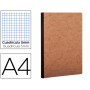 Caderno Clairefontaine Capa Cartolina Din A4 Quadriculado 5 Mm 96 Folhas Cor Kraft