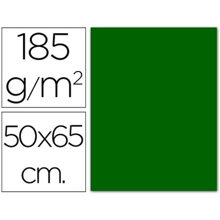 Cartolina Guarro 50X65 Cm 185 Gr Verde Bilhar