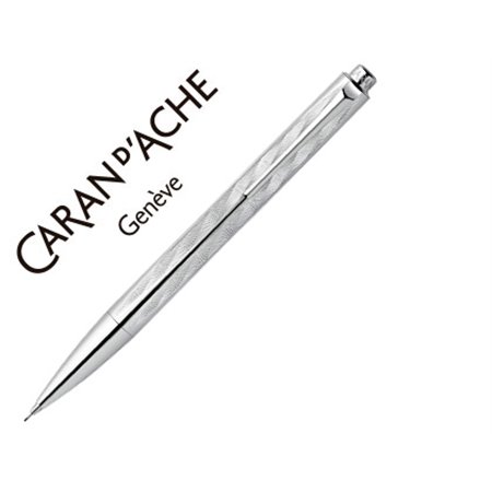 Lapiseira Caran D'Ache Rnx-316 Pvd Steel Version Gravado Guilloche