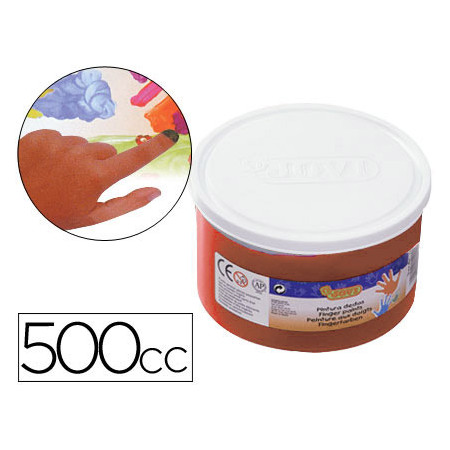 Pintura A Dedos Jovi 500 Ml Castanho