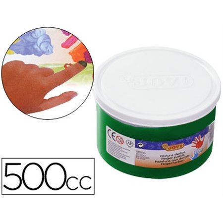 Pintura A Dedos Jovi 500 Ml Verde