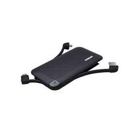 Powerbank Eveready 4000mAh com Lightning e Micro USB - Preto