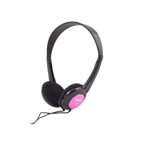 Auriculares Maxell Infantil Diadema Jack 3,5 Mm Longitud Cabel 1,2 Mt Color Rosa