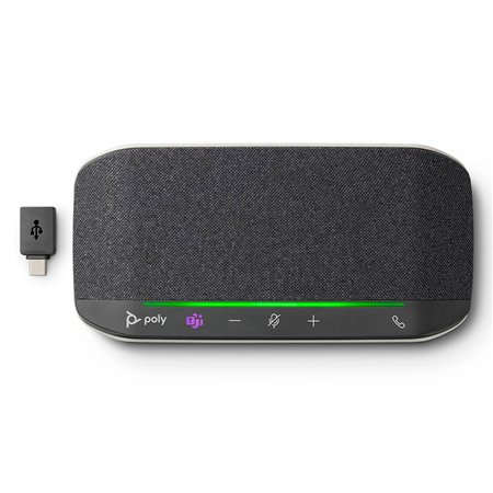 Coluna Poly Sync Sy10-M Bluetooth Maos Livres Conexao Usb-A/C Luzes Led Protecao Ip64