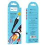Cabo de Dados e Carregamento em Silicone USB-A / Micro USB, Hoco X61 - Preto