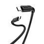 Cabo de Dados e Carregamento USB-C de 100W, Hoco X62 - Preto