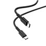 Cabo de Dados e Carregamento USB-C de 100W, Hoco X62 - Preto