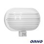 Aplique Oval C/ Sensor Movimentos Pir E27 Ip44 Branco Orno