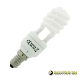 Lâmpada E14 11W60W 230V Eco Espiral 540Lm 6400K Edh