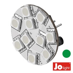 Lâmpada G4 2.2W 12V 10 Leds Verde Jolight