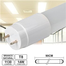 Lâmpada Tubular 14W 90Cm Leds T8 4000K 1120Lm