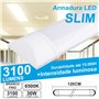 Armadura Led Batten Slim 36W 1.2M Ip20 6500K 3100Lm