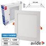 Painel Leds Quadrado 12W 166Mm 6400K 960Lm Avide